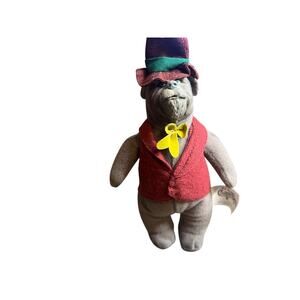 Disney Country Bears Henry‎ Plush Toy McDonalds 2002 Stuffed Figure Hat Mini 7"